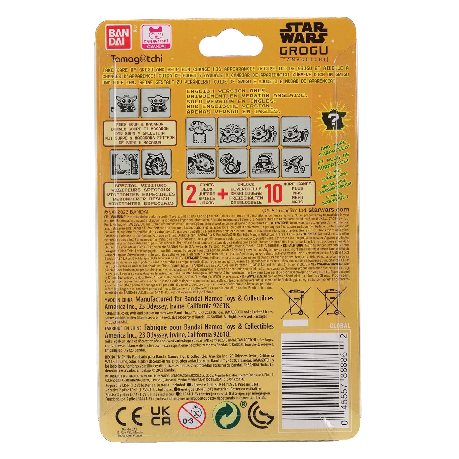 imageTamagotchi Nano x Star Wars Darth Vader with Silicone Case SetGrogu Blue Ver